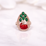 Majestic Silver 925 Peacock Ring for Ladies