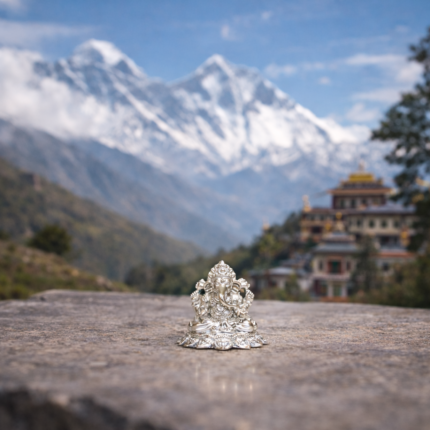 Divine Silver Ganesha Murti – Pure Silver Idol