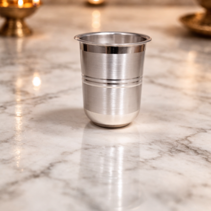 Pure Silver Drinking Glass - Silver Glassware