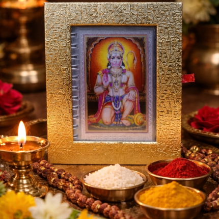 Sacred Silver Hanuman Chalisa Book