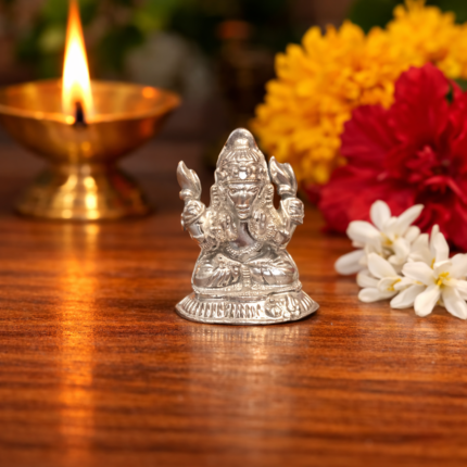 Exquisite Silver Ganesh Murti – Symbol of Wisdom and Prosperity