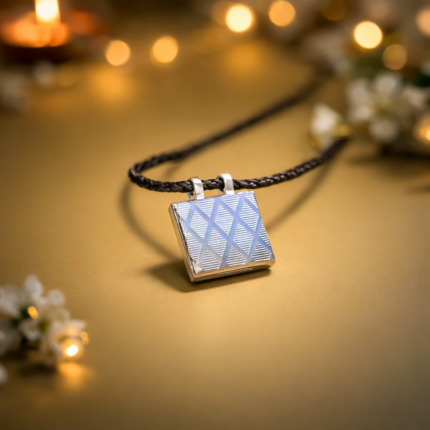 Pure Silver Taabiz Amulet Pendant for Good Luck (only pendant)