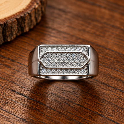 Polished 925 Silver Statement Ring