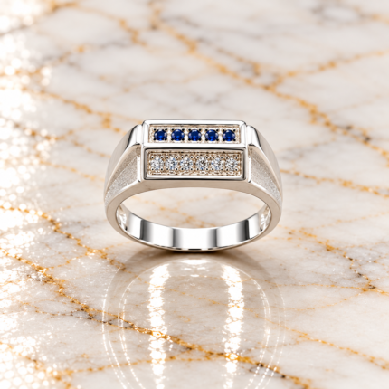 Gleaming Pure Silver Ring – Crafted in Silver