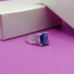 Elegant Pure Silver Gents Ring
