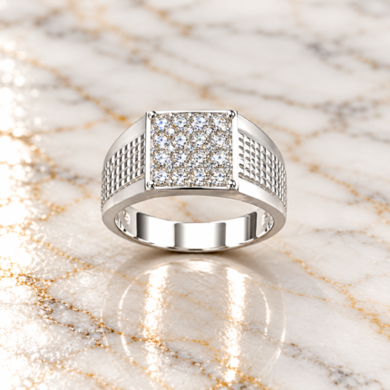 Radiant Pure Silver Ring – Timeless Elegance in Silver