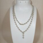 Elegant Silver Moti Mala Necklace