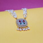 Silver Kundan Necklace – Classic Indian Bridal Jewelry