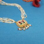 Silver Kundan Necklace – Classic Indian Bridal Jewelry