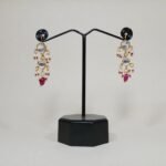 Silver Kundan Earrings