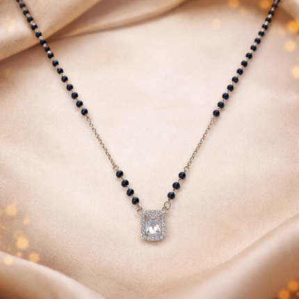 Silver Mangalsutra in 925 Sterling - Symbolizing Eternal Bond 2