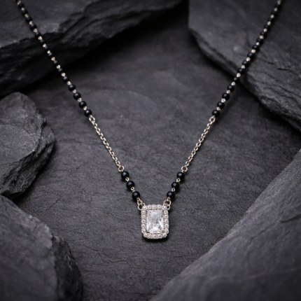 Silver Mangalsutra in 925 Sterling - Symbolizing Eternal Bond 2