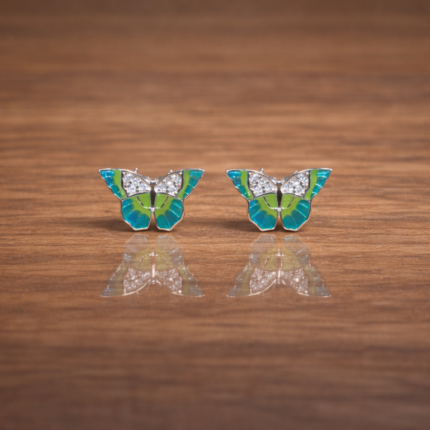 Delicate Silver Butterfly Tops – 925 Sterling Elegance