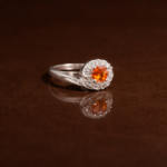 Radiant Silver Ladies' Ring – A Touch of Elegance