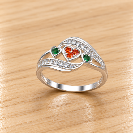 Pure Silver Ladies Ring – Classic Elegance