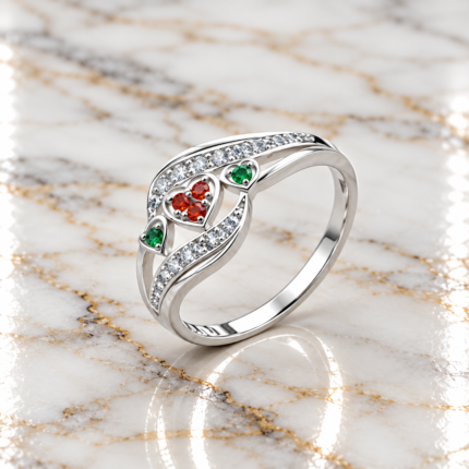 Pure Silver Ladies Ring – Classic Elegance