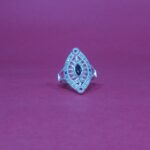 Exquisite Ladies' Silver Ring - Pure Elegance