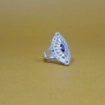 Exquisite Ladies' Silver Ring - Pure Elegance