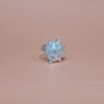 Chic Silver Tortoise Unisex Ring