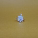 Elegant Silver Tortoise Ring – Symbol of Luck