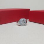 Elegant Silver Goddess Laxmi Blessing Ring