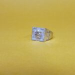 Modern Sterling Silver God Men's Ring – Minimalist Look