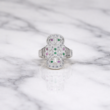 Pure Silver Women's Ring – Modern Elegance