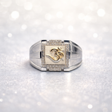 Divya Prabha - Sacred Silver Om Ring