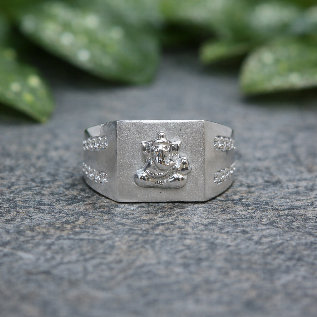 ChatGPT Image Feb 19, 2026, 12_07_35 PM Sacred Silver God Ganesha Idol Ring