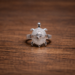 Elegant Silver Tortoise Ring – Symbol of Luck and Style