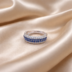 Elegant Ladies' Silver Ring - Timeless Charm