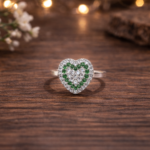 Radiant Silver Elegance Ladies' Ring