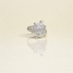 Chic Silver Tortoise Unisex Ring
