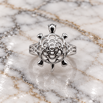 925 Sterling Silver Tortoise Ring – Unique & Stylish