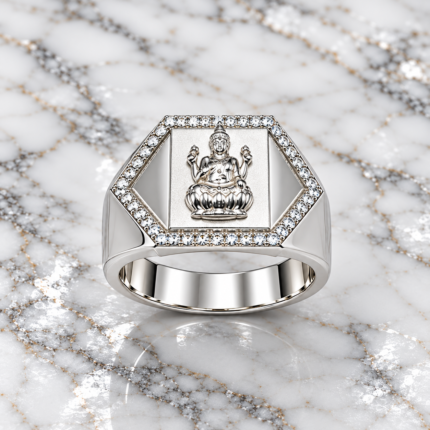 Classic God Silver Ring for Gents – Sleek & Stylish
