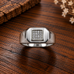 Maharaja Style Sterling Silver 925 Men's Ring