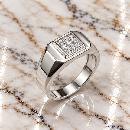 Maharaja Style Sterling Silver 925 Men's Ring