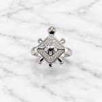 Timeless Silver Tortoise Ring – Symbol of Elegance