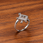 Timeless Silver Tortoise Ring – Symbol of Elegance