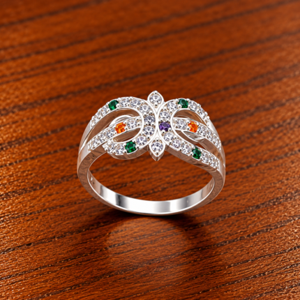 Timeless Beauty: Ladies' Pure Silver Ring