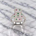 Pure Silver Women's Ring – Modern Elegance