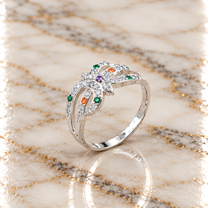 Timeless Beauty: Ladies' Pure Silver Ring
