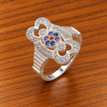 Pure Silver Ladies' Ring – Elegant and Timeless