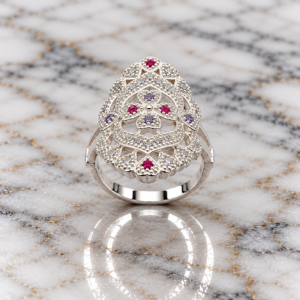 Elegant Silver Ladies Ring – Pure Silver