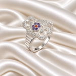 Pure Silver Ladies' Ring – Elegant and Timeless