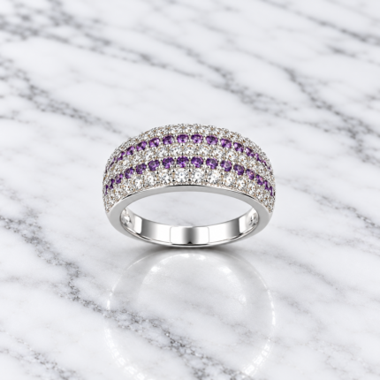 Pure Silver Ring for Women - Classic Beauty