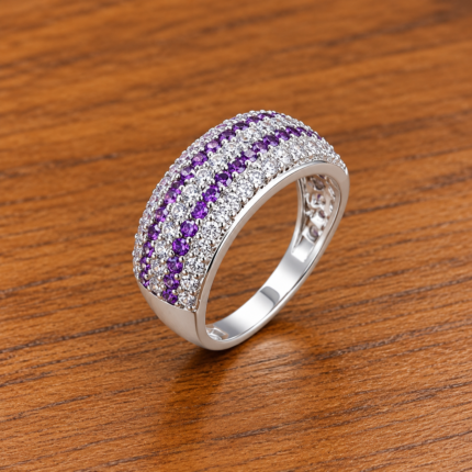 Pure Silver Ring for Women - Classic Beauty