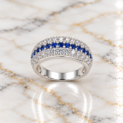 Ladies Silver Band Ring - Minimalist Style