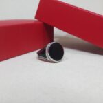 Kaalratna: Bold Black Stone Turkish Style Ring