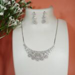 Premium Indian Design Sterling Silver Necklace Set